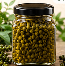 Green peppercorns
